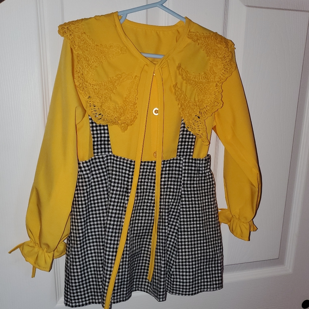 Girls suspender dress